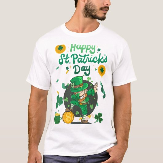 "Lucky Leprechaun Bow - St. Patrick's Day T-Shirt" T-Shirt (Vorderseite)
