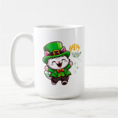 Lucky Leprechaun Cat Kaffeetasse (Links)