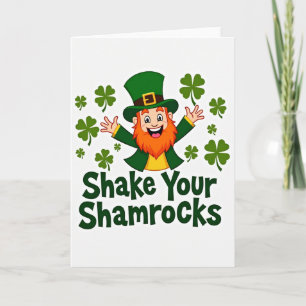 Lucky Leprechaun Fun-Karte Karte