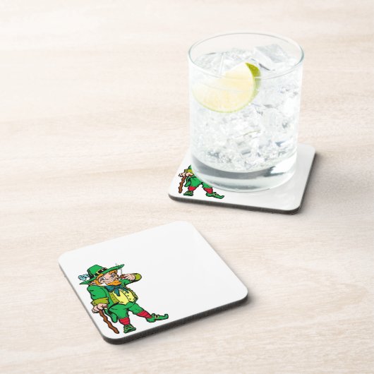 Lucky Leprechaun Getränkeuntersetzer (Rechte Seite)