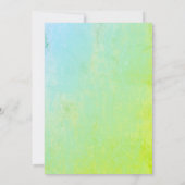 Lucky Leprechaun Gold & Rainbow St Patrick's Day Einladung (Rückseite)