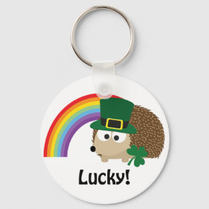 Lucky Leprechaun Igel Schlüsselanhänger