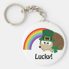 Lucky Leprechaun Igel Schlüsselanhänger