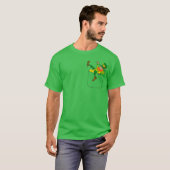 Lucky Leprechaun in meinem Pocket T-Shirt (Vorne ganz)