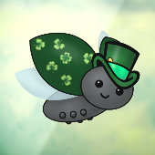 Lucky Leprechaun Ladybug Fensteraufkleber (Blatt 3)