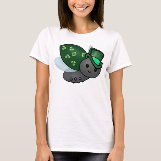 Lucky Leprechaun Ladybug T-Shirt (Vorderseite)