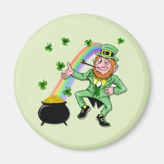 Lucky Leprechaun Magnet (Vorne)