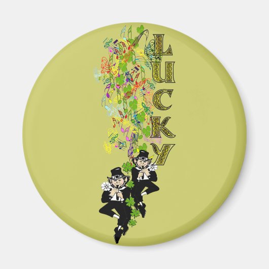 Lucky Leprechaun Magnet (Vorne)