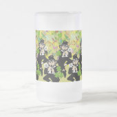 Lucky Leprechaun Mattglas Bierglas (Mittel)