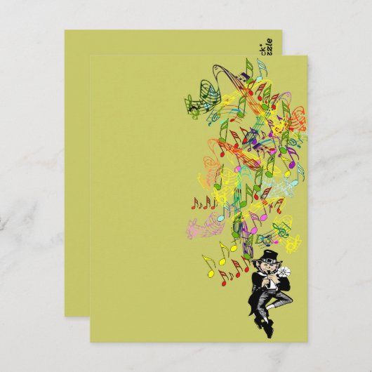 Lucky Leprechaun Postkarte (Vorne/Hinten)