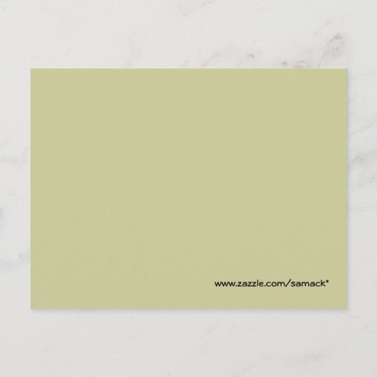 Lucky Leprechaun Postkarte (Rückseite)