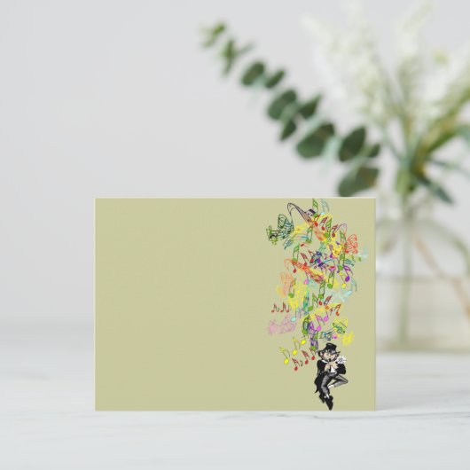 Lucky Leprechaun Postkarte (Stehend Vorderseite)