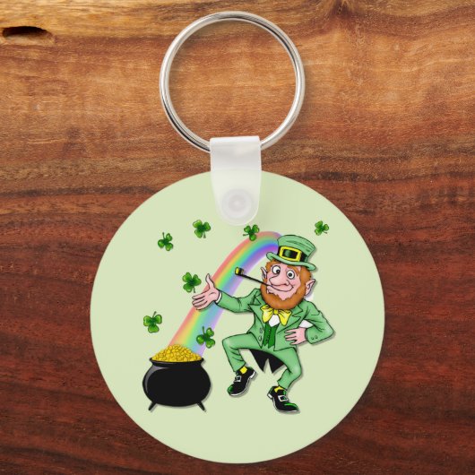 Lucky Leprechaun Schlüsselanhänger (Vorderseite)