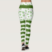 Lucky Leprechaun Socks St. Patricks Day Leggings (Rückseite)