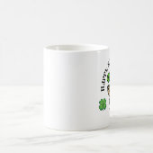 Lucky Leprechaun St. Patrick's Day Kaffeetasse (Mittel)