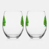 Lucky Leprechaun Stemless Wine Glasses Weinglas Ohne Stiel (Rechts)