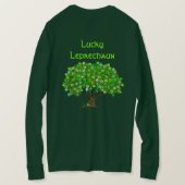 Lucky Leprechaun T - Shirt (Design Rückseite)