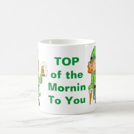 Lucky Leprechaun Top of the Mornin Coffee Tasse