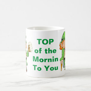 Lucky Leprechaun Top of the Mornin Coffee Tasse