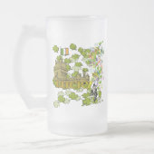Lucky Leprechaun und seine irische Burg Mattglas Bierglas (Links)