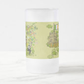 Lucky Leprechaun und seine irische Burg Mattglas Bierglas (Mittel)