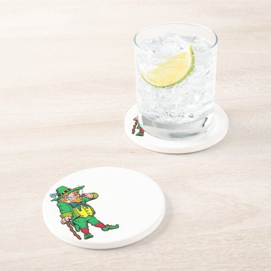 Lucky Leprechaun Untersetzer (Seite)