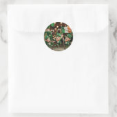 Lucky Leprechauns Heiliger Patrick Runder Aufkleber (Tasche)