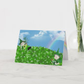 Lucky Leprechauns Karte (Vorderseite)