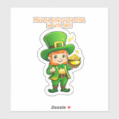 Lucky Leprechauns Schatz Aufkleber (Blatt)
