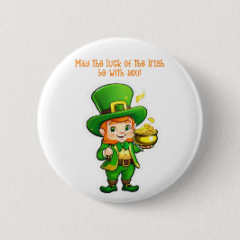 Lucky Leprechauns Schatz Button