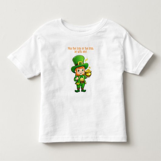 Lucky Leprechauns Schatz Kleinkind T-shirt (Vorderseite)