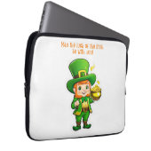 Lucky Leprechauns Schatz Laptopschutzhülle (Vorne Rechts)