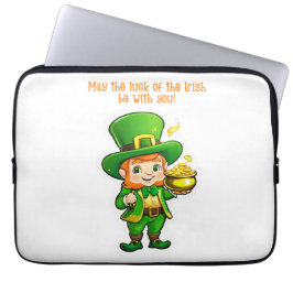 Lucky Leprechauns Schatz Laptopschutzhülle