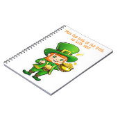 Lucky Leprechauns Schatz Notizblock (Linke Seite)