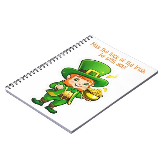 Lucky Leprechauns Schatz Notizblock (Linke Seite)