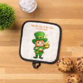 Lucky Leprechauns Schatz Topflappen (Oben Unten)