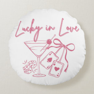 Lucky Liebe Vegas Casino Lugano Brautparty Rundes Kissen