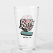 Lucky Life Las Vegas Nevada Glas (Vorderseite)