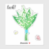 Lucky Lily des Valley Sticker (Blatt)