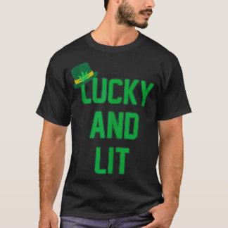 Lucky Lit Saint Pattys Day T-Shirt