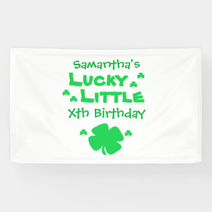 Lucky Little Birthday Banner