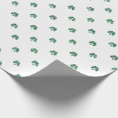 Lucky Little Four Leaf Clovers St. Patricks Day Geschenkpapier (Ecke)