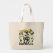 Lucky Little Goat Tote Bag Jumbo Stoffbeutel (Rückseite)