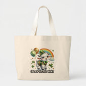 Lucky Little Goat Tote Bag Jumbo Stoffbeutel (Vorne)