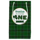 Lucky Little Kleeblatt 1. Geburtstag Kleine Geschenktüte (Vorderseite)