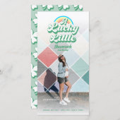 Lucky Little Kleeblatt Schwangerschaft Ankündigung (Vorne/Hinten)