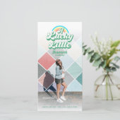 Lucky Little Kleeblatt Schwangerschaft Ankündigung (Stehend Vorderseite)