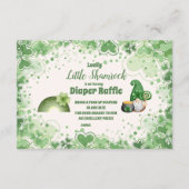 Lucky Little Kleeblatt Shower Diapper Raffle Begleitkarte (Vorderseite)