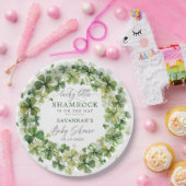 Lucky Little Kleeblatt Spring Clover Baby Dusche Pappteller (Party)