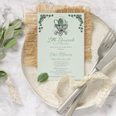 Lucky Little Kleeblatt St Patricks Baby Dusche Einladung